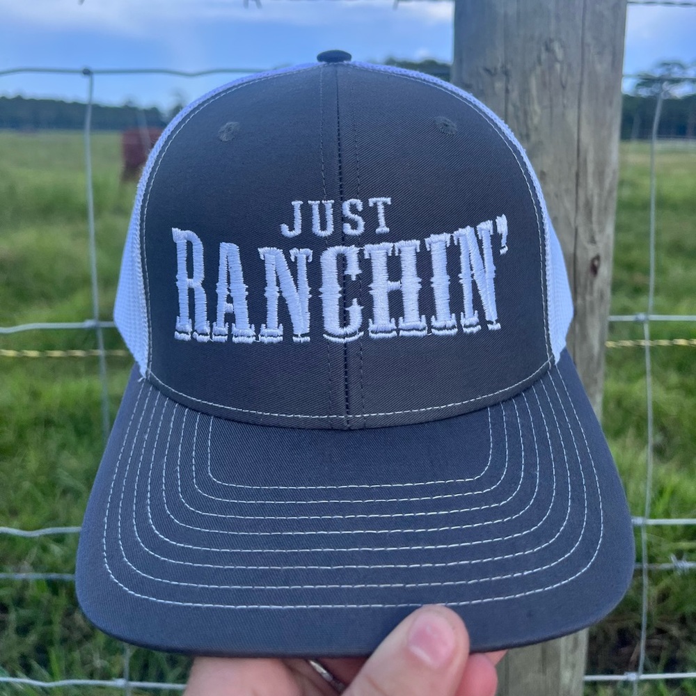 Dale Brisby “Just Ranchin” Richardson 112 western style ball cap!